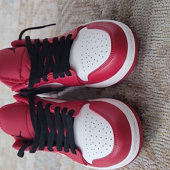 Nike Air Jordan 1 Low Reverse Black Toe size 7 - Picture 4 of 7